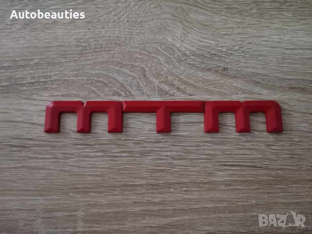червени емблеми лога Ауди МТМ Audi MTM 