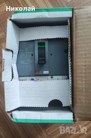 Автоматичен прекъсвач Schneider 100А, снимка 3 - Резервни части за машини - 53428096