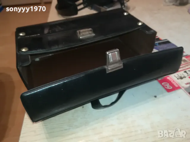 ОРИГИНАЛНА КОЖЕНА ЧАНТА ЗА 10 АУДИОКАСЕТИ 2404251025, снимка 11 - Аудио касети - 50016844