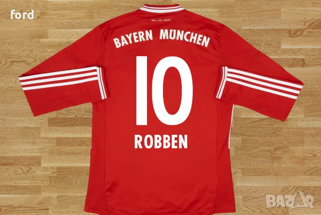 футболна тениска adidas Bayern Munich Roben, снимка 3 - Футбол - 40867023