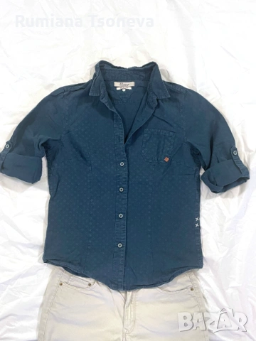 Дамска риза с дълъг ръкав в размер XS