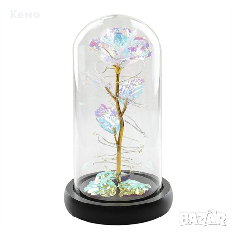 Светеща вечна роза - подари с любов, снимка 10 - Романтични подаръци - 44193756