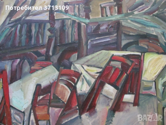 Картина масло-фазер 78х54см., снимка 3 - Картини - 51521806