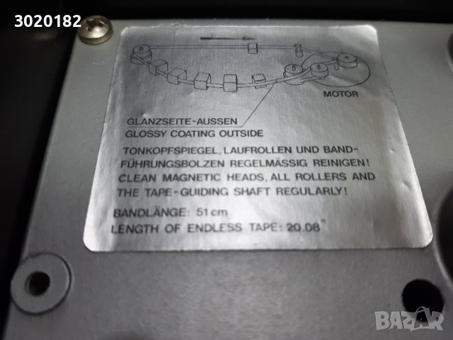 Лентово ехо/реверб Dynacord EC 504 Tape delay/reverb, снимка 10 - Други - 42713267