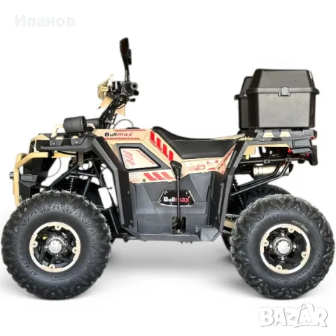 ТОП ЦЕНА! ATV BULLMAX POWERSPORT 150CC полуавтомат скорости, мощният мотор 2026г, 8” Гуми, снимка 7 - Мотоциклети и мототехника - 53808755