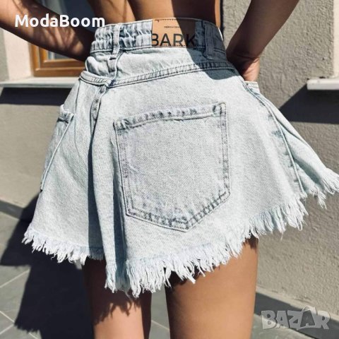 Дамски къси дънки , снимка 3 - Къси панталони и бермуди - 41303613