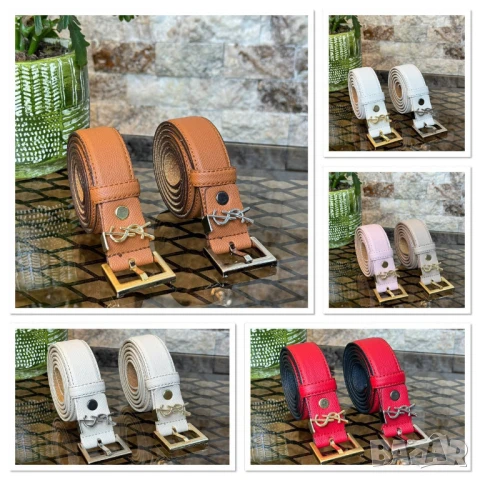 колани от естествена кожа в кутия  gucci ysl saint laurent celine, снимка 13 - Колани - 50776382