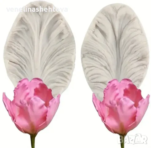 Листа на орхидея Силиконов молд форма две части 