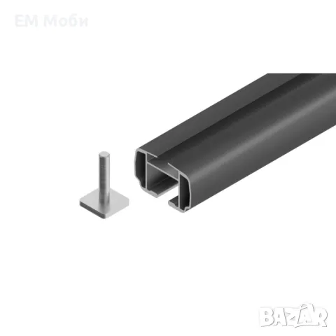 Алуминиеви напречни греди багажник Nordrive Helio Rail XL Black 140см, снимка 6 - Аксесоари и консумативи - 47534582