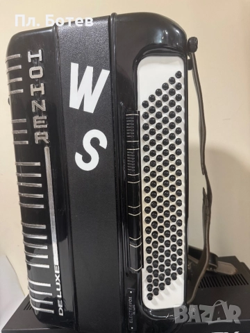 Електрически акордеон Hohner Electravox De Luxe 120 и усилвател  Hohner , снимка 11 - Акордеони - 51475983