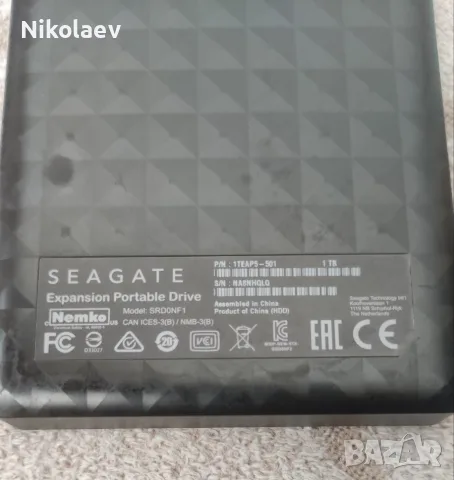 Seagate portable drive 1000gb HDD 100% на 7 дена работа, снимка 4 - Външни хард дискове - 56145131