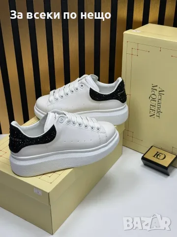 Alexander McQueen Дамски Маратонки С Кристали👟Дамски Спортни Обувки С Камъни - 3 Цвята Код E143