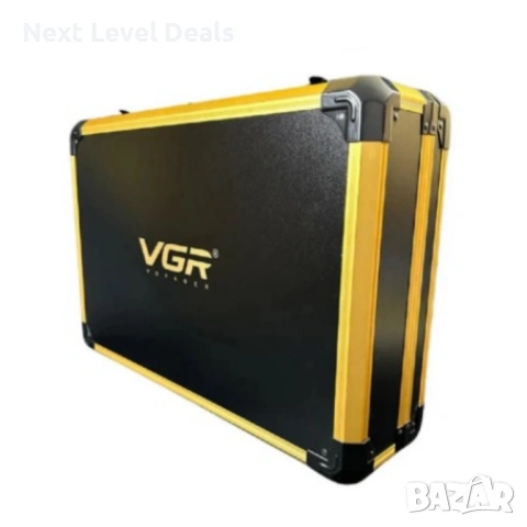 💇‍♂️ Професионален комплект 4 в 1 VGR Stepless – всичко за перфектна прическа у дома или в салон, снимка 9 - Фризьорски принадлежности - 53478801