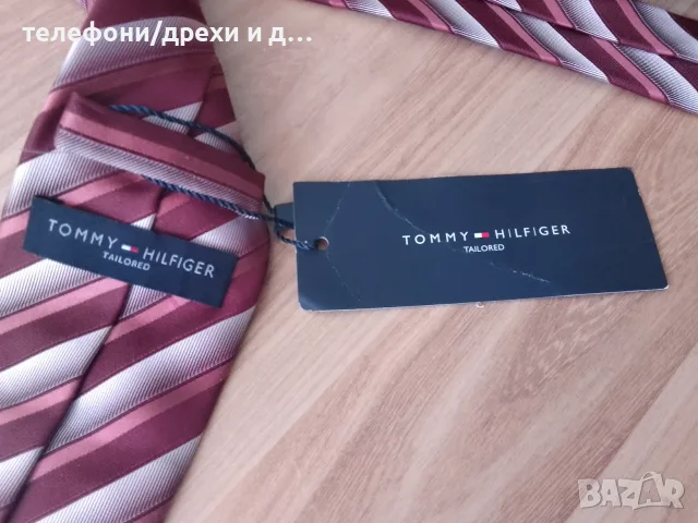 Нова копринена вратовръзка Tommy Hilfiger, снимка 3 - Други - 56057661