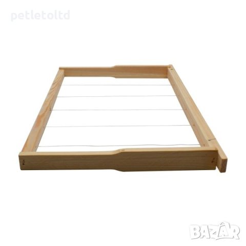 Плодникови рамки ДБ с хофманов уширител - обтелени с тел INOX, снимка 2 - За пчели - 41245162