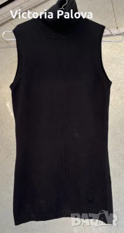 Черно поло без ръкави HALLHUBER DONNA Германия, снимка 3 - Корсети, бюстиета, топове - 47655790