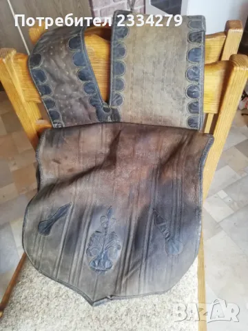 Кожени дисаги, 100% автентичност стара ръчна изработка. , снимка 7 - Антикварни и старинни предмети - 47474785