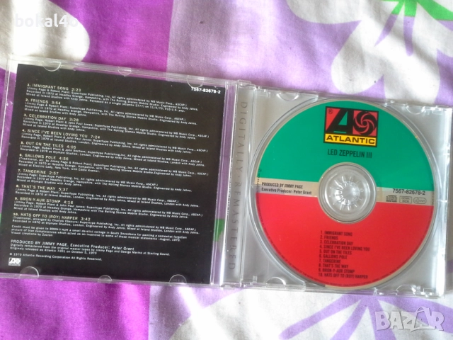 Led Zeppelin III, снимка 2 - CD дискове - 51394059