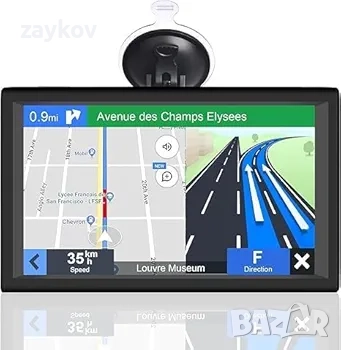 GPS навигация за кола, камион, кемпер, 9-инчов сензорен екран, най-нова карта от 2025 г, снимка 2 - Навигация за кола - 52776705