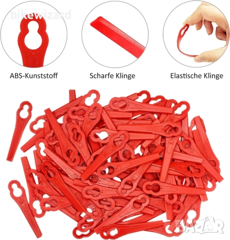 Комплект резервни ножове Grantop от 200 части, пластмасови НОВИ, снимка 2 - Градинска техника - 52250941