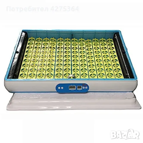 Инкубатор за 120 яйца с микрокомпютър и автоматичен контролер H-120