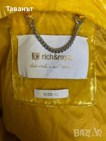 Пухено яке Rich & Royal /ново/, снимка 5 - Якета - 48490650