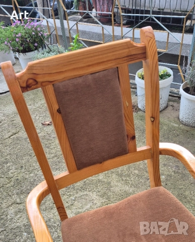 Люлеещ стол/кресло масив, снимка 5 - Столове - 52019508