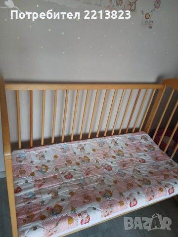 Детско легло и кошара плюс матрак , снимка 2 - Кошарки - 53033418