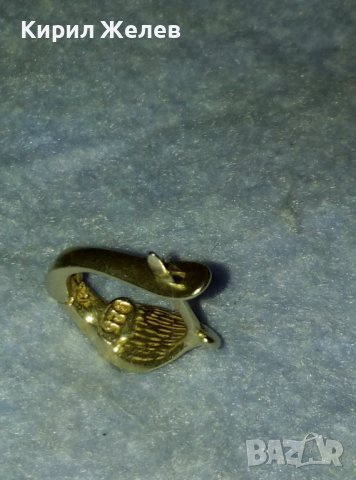 КРАСИВА ЛИСТОВИДНА СРЕБЪРНА ОБЕЦА СРЕБРО 925 с АНГЛИЙСКИ ТИП ЗАКОПЧАВАНЕ 40081, снимка 11 - Обеци - 42466034