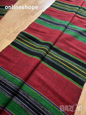 Ръчно тъкани от вълна черги / килими / пътеки от 1876г България, снимка 2 - Други - 41444245