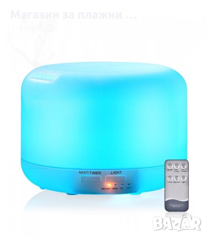 АРОМА ДИФУЗЕР ОВЛАЖНИТЕЛ ЗА ВЪЗДУХ 300 МЛ С ДИСТАНЦИОННО - код 2560, снимка 6 - Овлажнители и пречистватели за въздух - 34192342