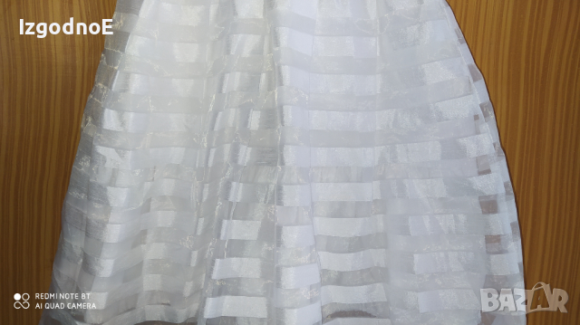Празнична бяла рокля, снимка 3 - Детски рокли и поли - 36496898