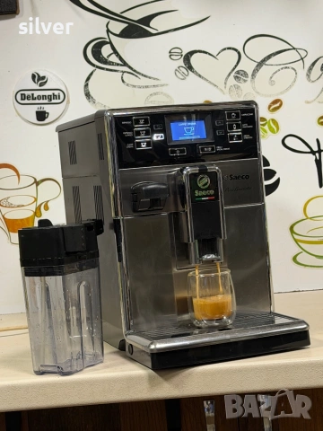 Кафемашина кафе автомат Saeco PicoBarista с гаранция, снимка 5 - Кафемашини - 53753107