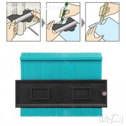 2541 Шаблон за копиране и измерване на контури, снимка 5 - Други инструменти - 35820981