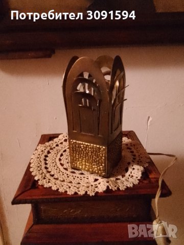 Сувенирна нощна лампа "Kamelyok" от епохата на далечните седемдесет години СССР месинг , снимка 8 - Други ценни предмети - 41681358