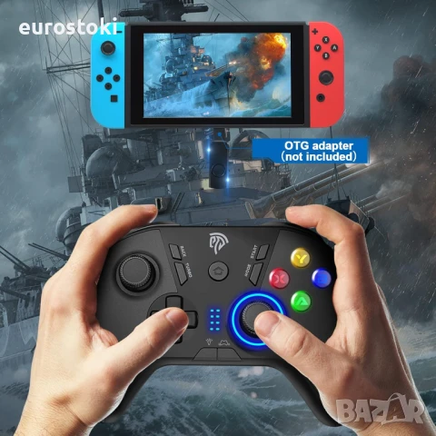 Безжичен геймърски контролер EasySMX ESM 9110 за Windows PC/Steam Deck/PS3/Android TV BOX, снимка 4 - Други игри и конзоли - 51344092