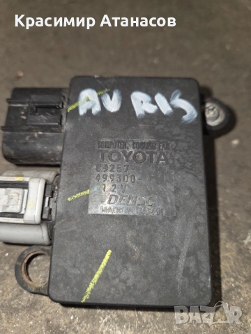 89257-499300. Управление перки за Тойота Аурис.2010-2012, снимка 2 - Части - 52285345