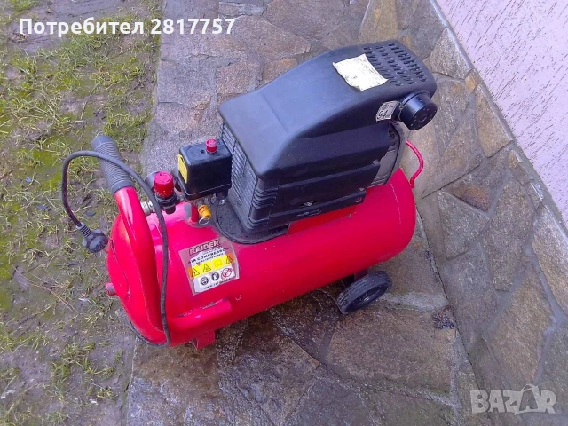 компресор raider 50l, снимка 7 - Компресори - 53478406