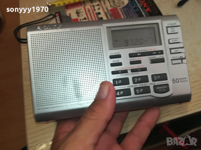 SONY ICF-SW35 RADIO 0806251718, снимка 2 - Микрофони - 50593390