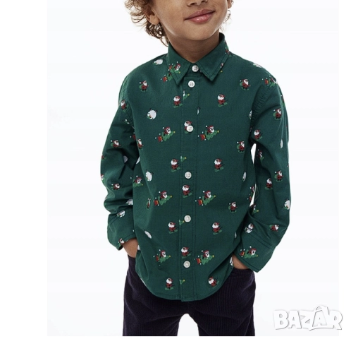 Детска Коледна риза H&M 5-6 години 