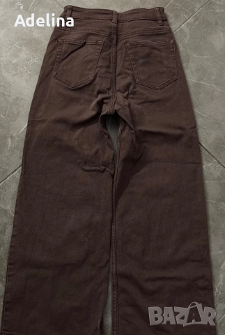 Кафеви дънки , снимка 4 - Дънки - 53193647