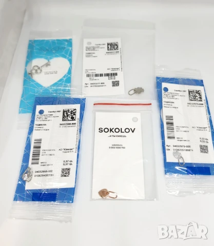 Сребърни висулки Sokolov