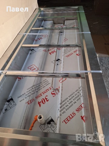 Бен Мари Топла витрина с водна баня, с крака и долен плот-чисто нова, снимка 6 - Витрини - 50933513