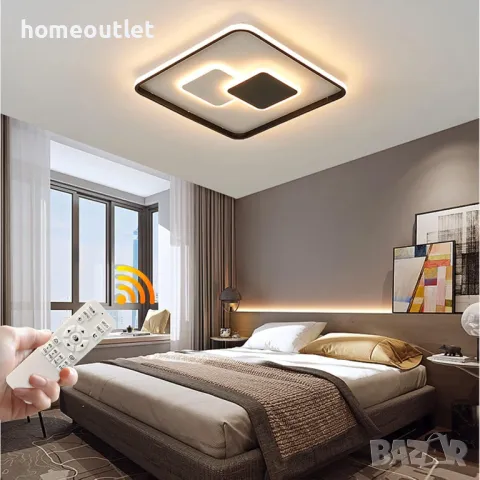 ПРОМОЦИЯ LED осветление в квадратна форма с модерен дизайн 50X50, X001JVOD3H, снимка 2 - Лед осветление - 48443700