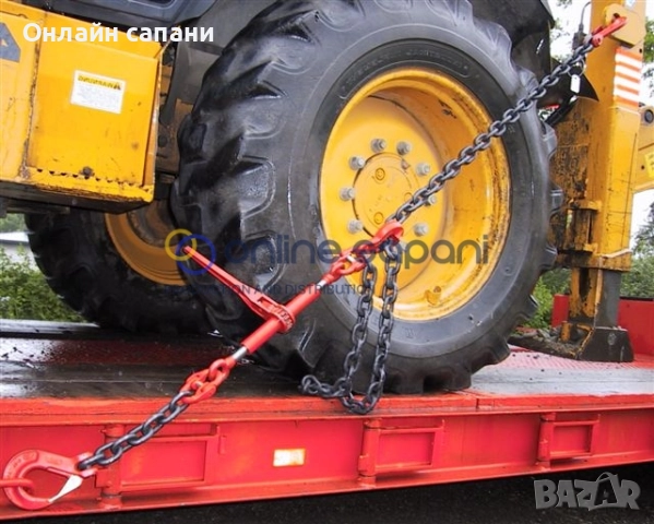 Укрепващи вериги и синджири за товари с тресчотка и куки от 4т до 16т, снимка 4 - Други машини и части - 26702143