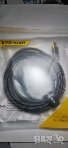 2М Кабел Essager 7A USBA към Type C 100W, снимка 8 - USB кабели - 51813197