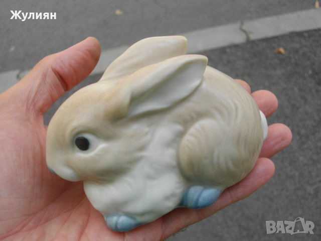 СТАР ПОРЦЕЛАН ЗАЙЧЕ , снимка 4 - Антикварни и старинни предмети - 41884634