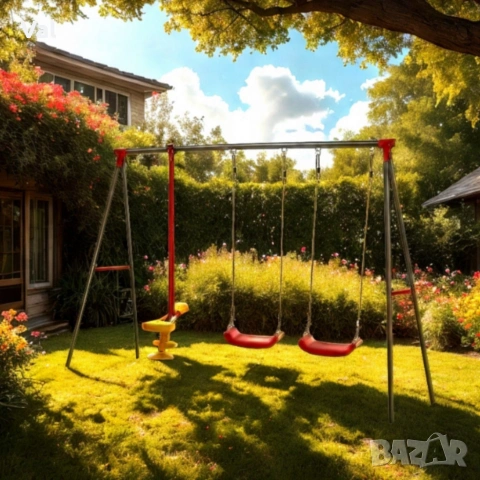 Комплект от 2 люлки и балансираща везна - рецепта за часове забавление