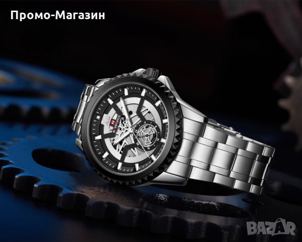 Мъжки часовник NaviForce NF9186 SB., снимка 6 - Мъжки - 34771407