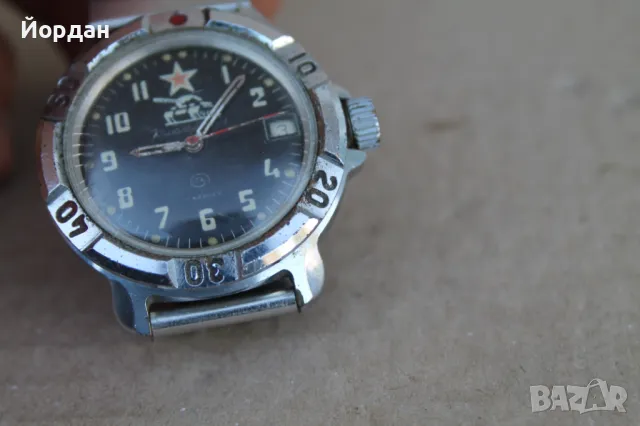 СССР мъжки командирски часовник ''Восток'', снимка 8 - Мъжки - 47471234